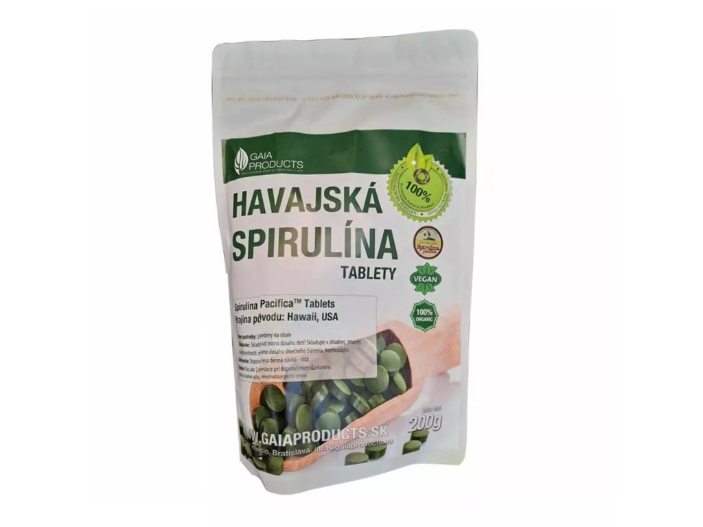 Havajská Spirulina Pacifica 200 tbl
