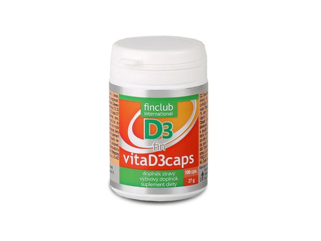 Finclub VitaD3caps 100 kapsúl
