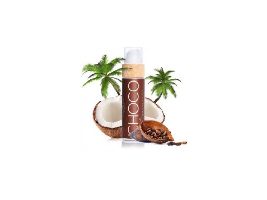 Opaľovací olej Čokoláda bez SPF Cocosolis Organic 110ml olej