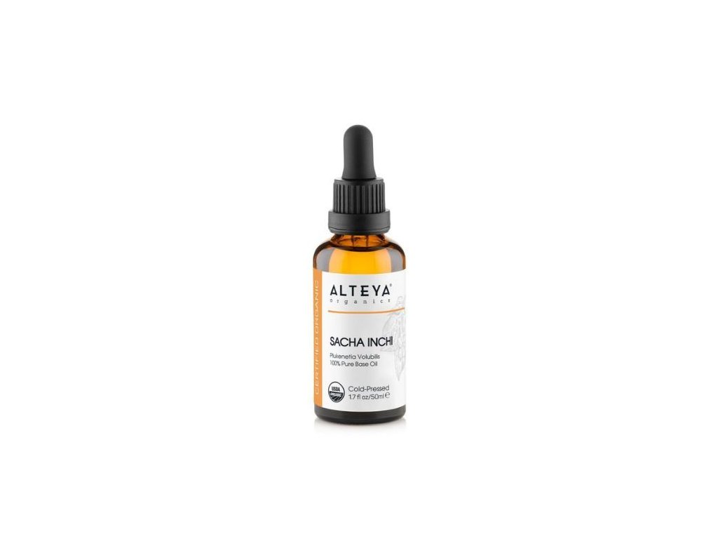 Olej zo semien Sacha Inchi 100% Alteya Organics 50 ml USDA ORGANIC