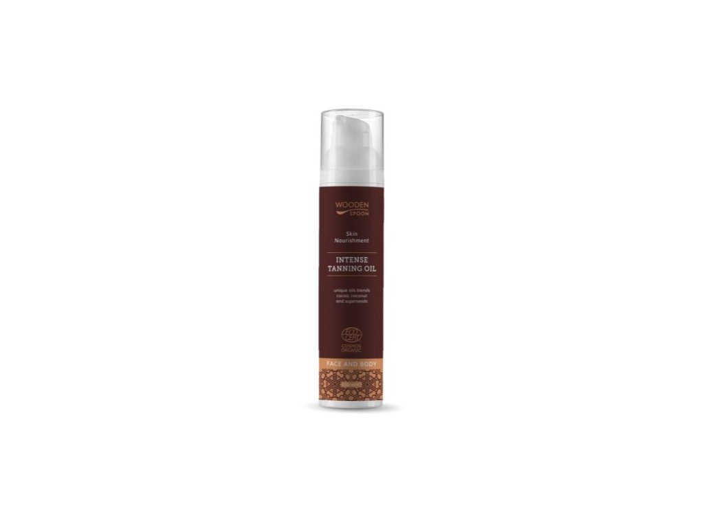 Olej pre intenzívne opálenie Wooden Spoon 100ml ECO CERT Cosmos Organic
