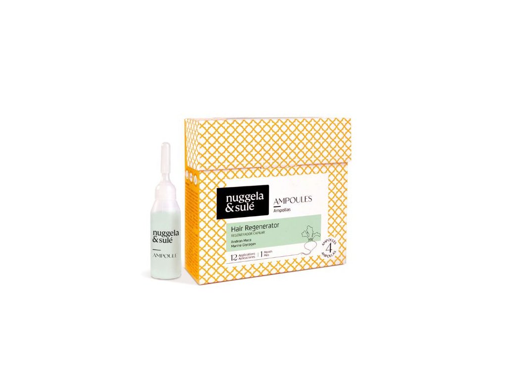 Ampulky na regeneráciu vlasov - mesačná kúra Nuggela & Sulé 4x10 ml pre všetky typy vlasov