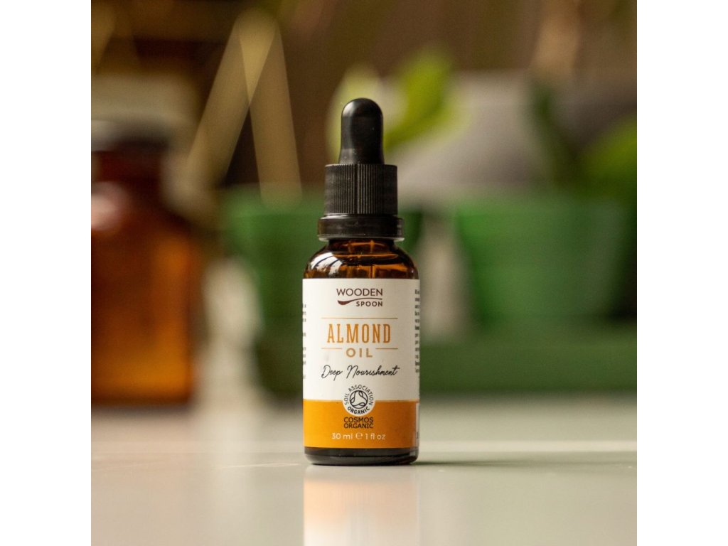 Mandľový olej Wooden Spoon 30 ml VEGAN