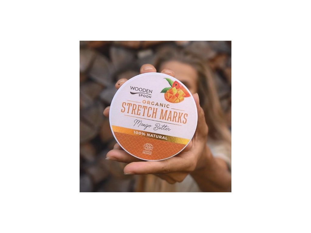 Mangové maslo proti striám Wooden Spoon 15ml ECO CERT Cosmos Organic