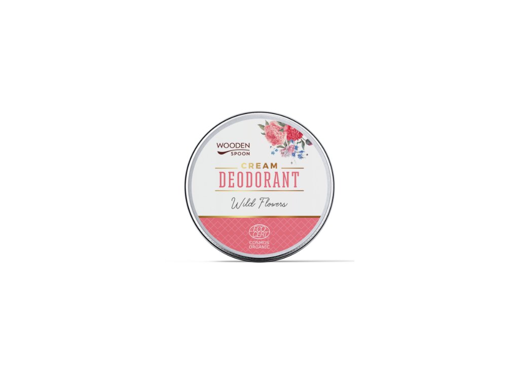 Prírodný krémový dezodorant "Wild flowers" Wooden Spoon 15ml Soil association organic