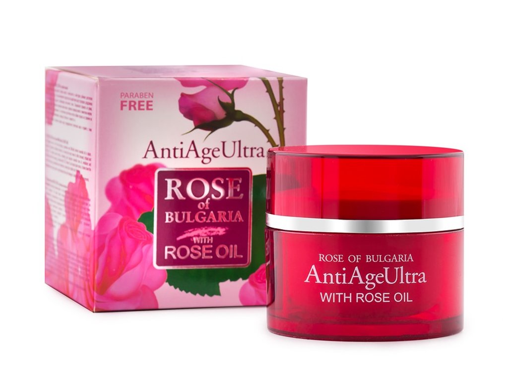 Pleťový krém proti vráskam s ružovým olejom Rose of Bulgaria 50 ml krém