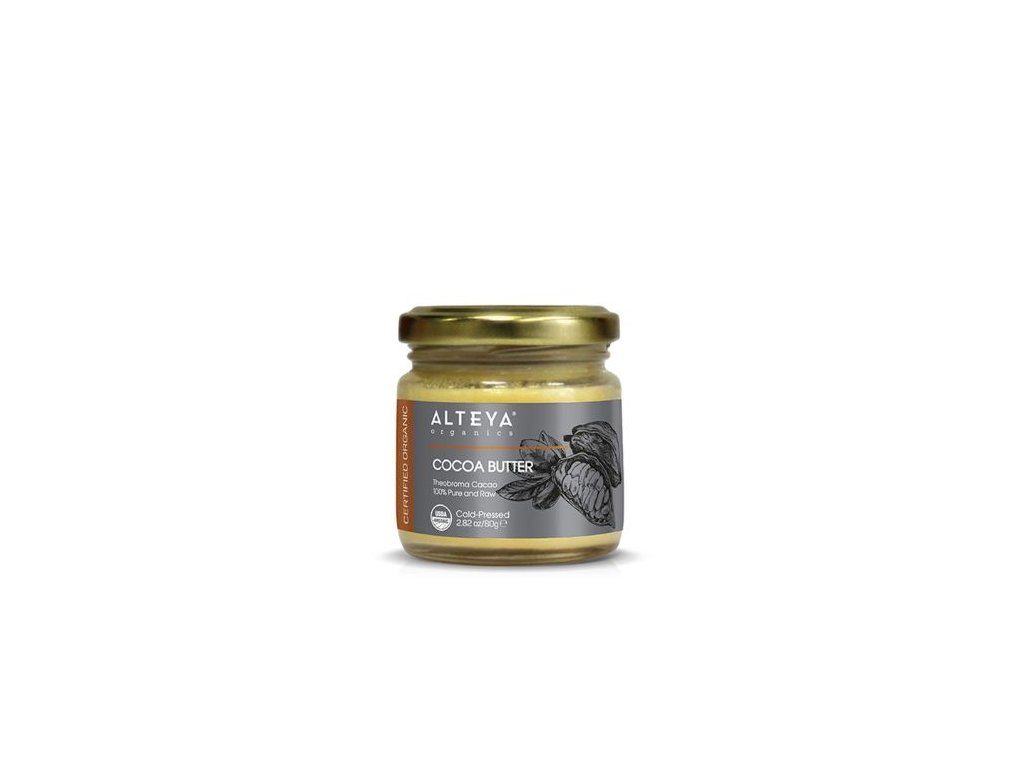 Kakaové maslo 100% Alteya Organics 200 ml USDA ORGANIC