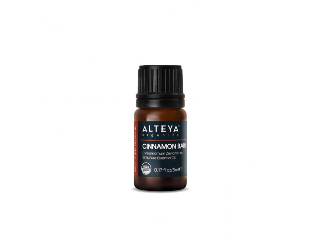 Olej zo škorice cejlónskej (kôra) 100% Alteya Organics 5 ml USDA ORGANIC