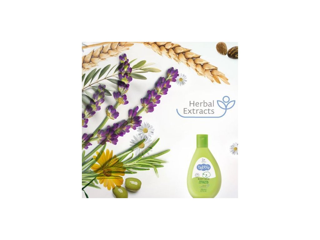 Detské telové mlieko Bebble 200 ml citlivá