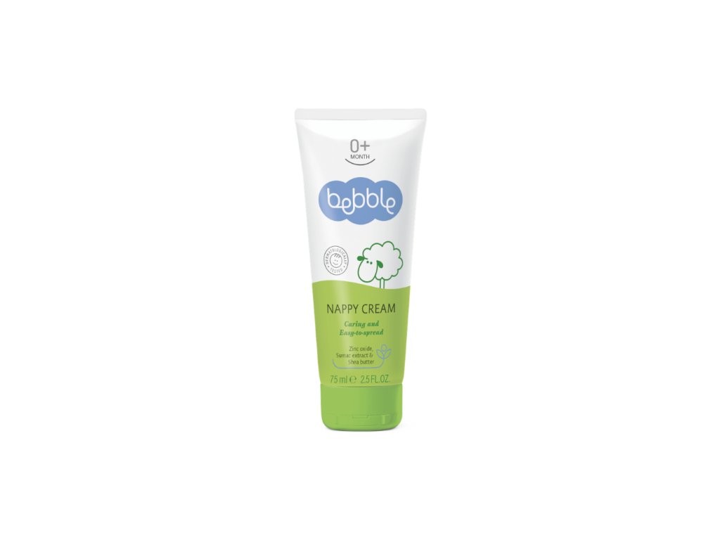 Detský plienkový krém Bebble 75 ml zapareniny