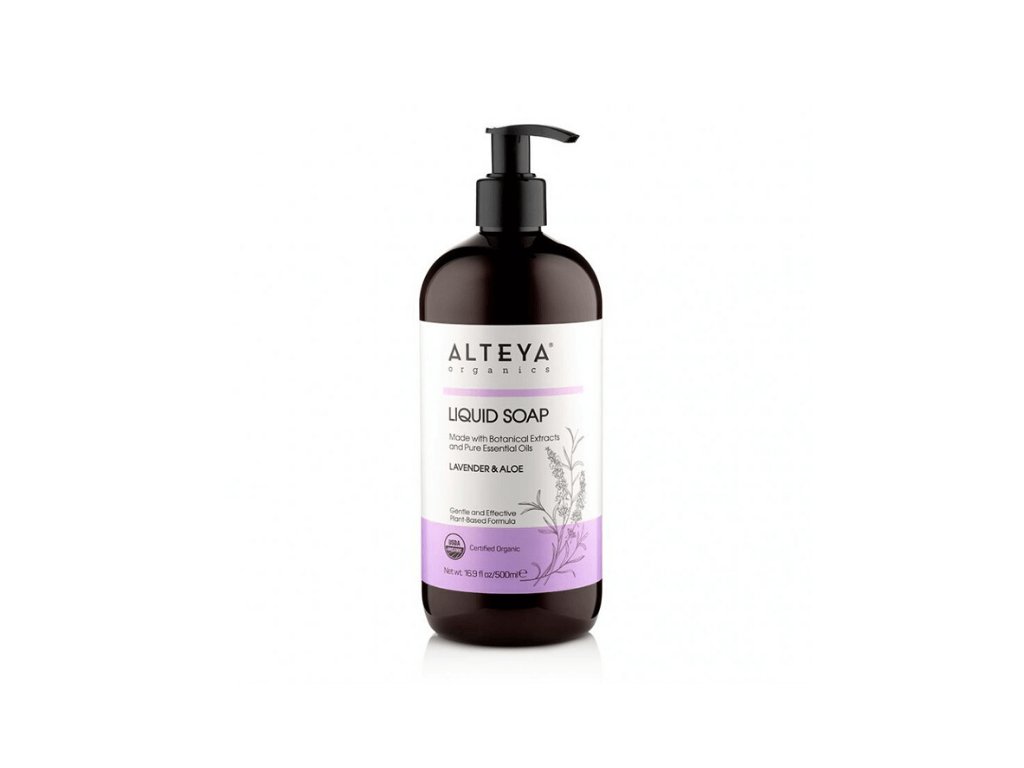 Tekuté mydlo Levanduľa a Aloe Alteya Organics 250 ml USDA ORGANIC