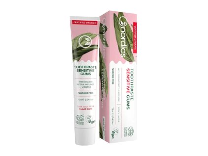 Zubná pasta na citlivé zuby žihľava + šalvia NORDICS 75 ml