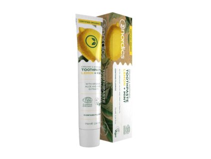 Zubná pasta NORDICS citrón + mäta 75 ml