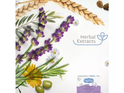 Detské krémové mydlo s levanduľou Bebble 75 g tuhá
