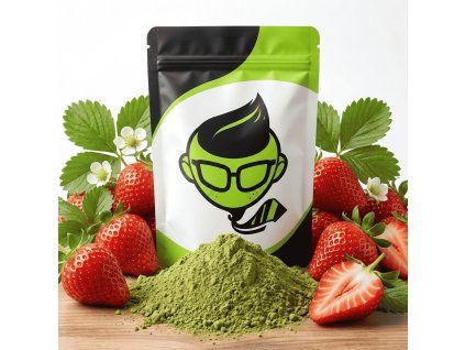 Zöld kratom por – eper aromával