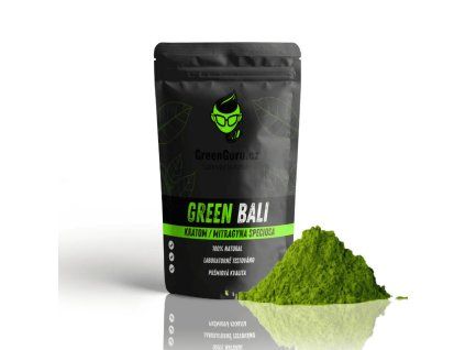 green bali kratom prasek