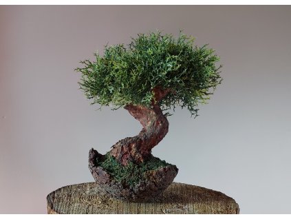 umělá bonsaj Reo - menší roztomilý stromek 30 cm