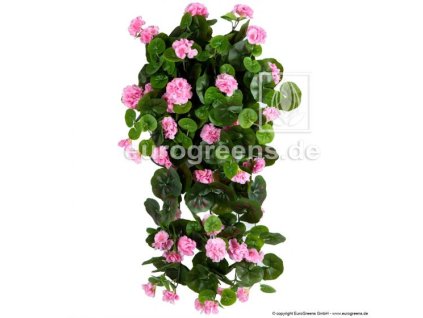 umela pelargonie previs ruzova 70 cm trvanliva