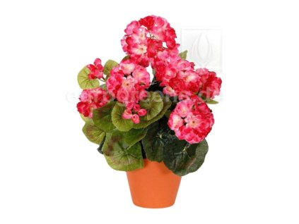 umela rostlina pelargonie 35 40 cm dekorace do interieru