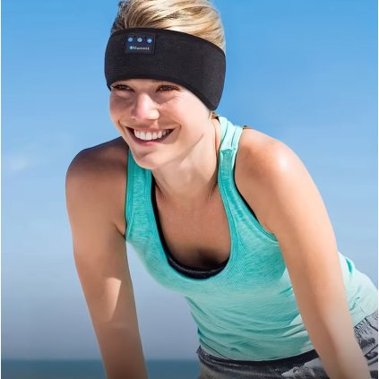 Bluetooth športová čelenka s bezdrôtovými slúchadlami – hudba, komfort a výkon v jednom