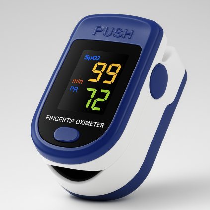 Certifikovaný prstový pulzný oxymeter – rýchla kontrola okysličenia krvi