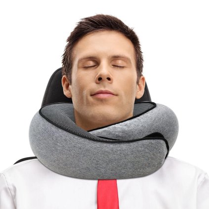 Ergonomický pamäťový vankúš na krk pre pohodlné cestovanie