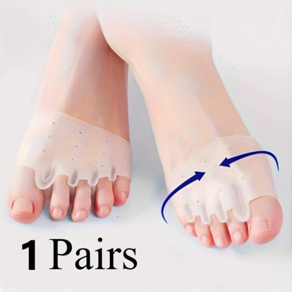 Ergonomický silikónový oddeľovač prstov s oporou – 2 ks