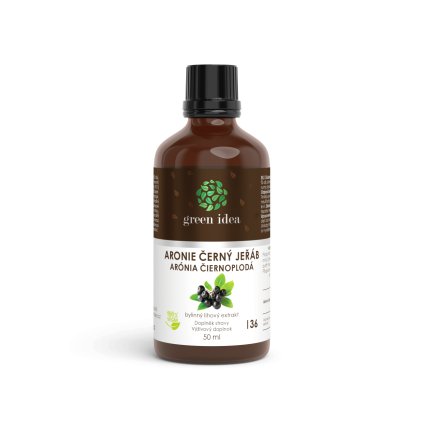 24337 green idea aronia tinktura z ciernych aronii kvapky 50 ml