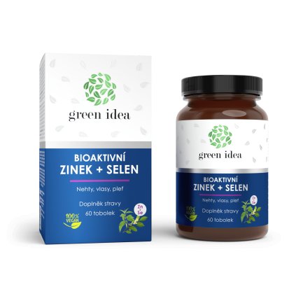 24376 green idea bioaktivny zinok selen kapsuly 60 ks