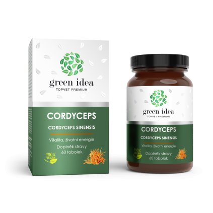 24409 green idea cordyceps bylinny extrakt kapsuly 60 ks
