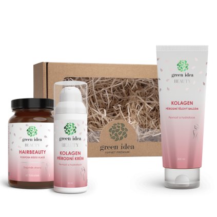 24448 green idea darcekova sada vlasy a krasna pokozka 1 ks