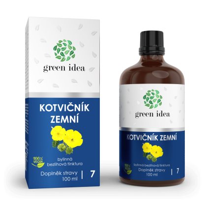 24586 green idea kotvicnik zemny bezalkoholova tinktura 100 ml