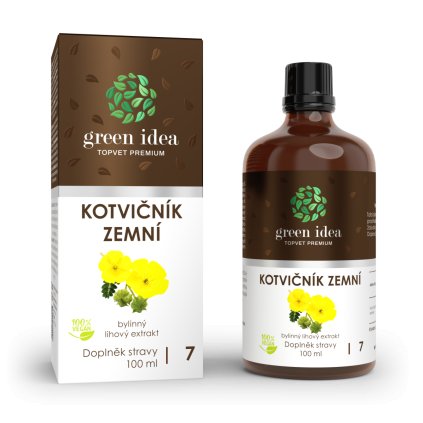 24589 green idea kotvicnik zemny tinktura kvapky 100 ml