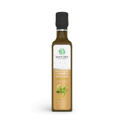 24649 green idea lipovy kvet medovka sirup trstinovy 250 ml