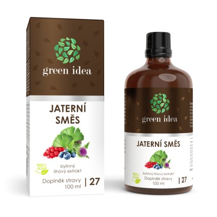 24823 green idea pecenova zmes kvapky hepamix tinktura kvapky 100 ml
