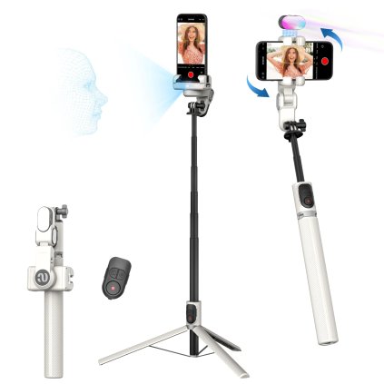 Inteligentný otočný statív s RGB osvetlením a sledovaním tváre