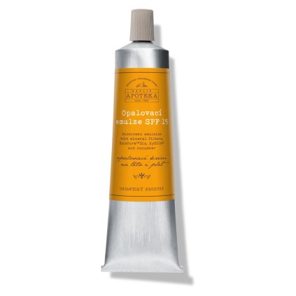 Ochranná opaľovacia emulzia SPF 15 s hydratačným účinkom