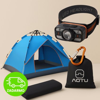 Spoľahlivý outdoorový set na kempovanie – všetko v jednom