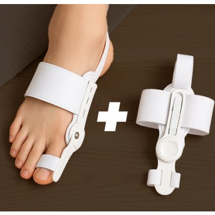 Účinná ortopedická pomôcka na hallux valgus – DVOJBALENIE