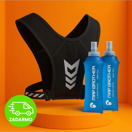 Výhodné trojbalenie – Ultraľahká bežecká vesta + 2× športová fľaša (1 ZDARMA)