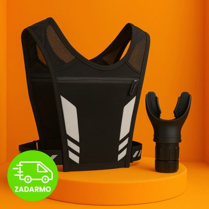 Výkonnostné duo – Ultraľahká bežecká vesta + trenažér dýchania