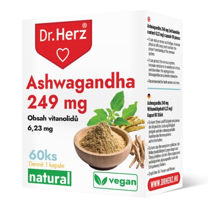 DR Herz Ashwagandha 249 mg kapsuly