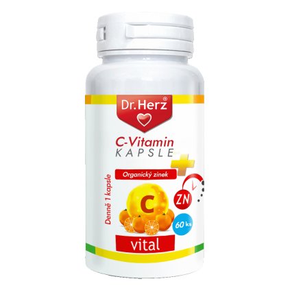 DR Herz Posilňujúci C vitamín + organický zinok kapsule