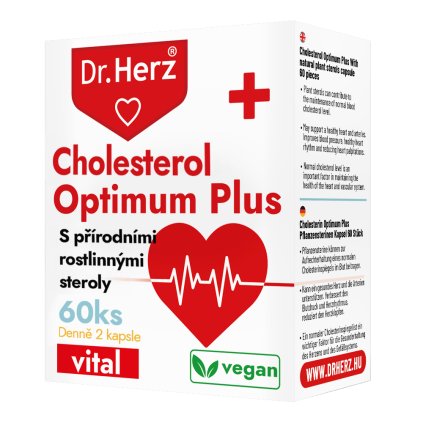 DR Herz Prírodný Cholesterol Optimum pre zdravé srdce a cievy