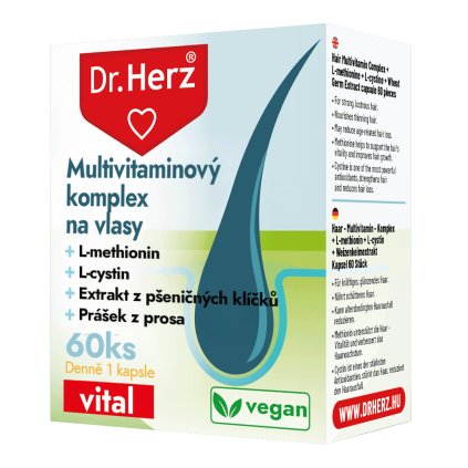 DR Herz vlasový multivitamínový komplex 60 kapslí