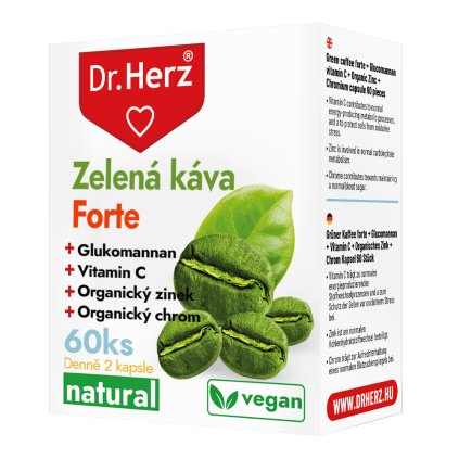 DR Herz Silná zelená káva pre efektívnu kontrolu hmotnosti