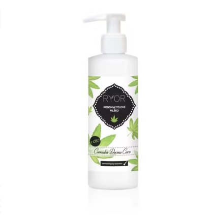 Ryor Cannabis Derma Care konopné telové mlieko 200 ml