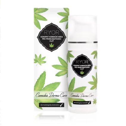Ryor Cannabis Derma Care korekčný pleťový krém 50 ml