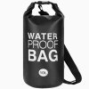 Odolný vodotesný vak s rolovacím uzáverom – 10 l, čierny