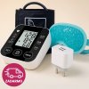 Zdravotný a komfortný balíček – tlakomer, gélový pás a USB adaptér